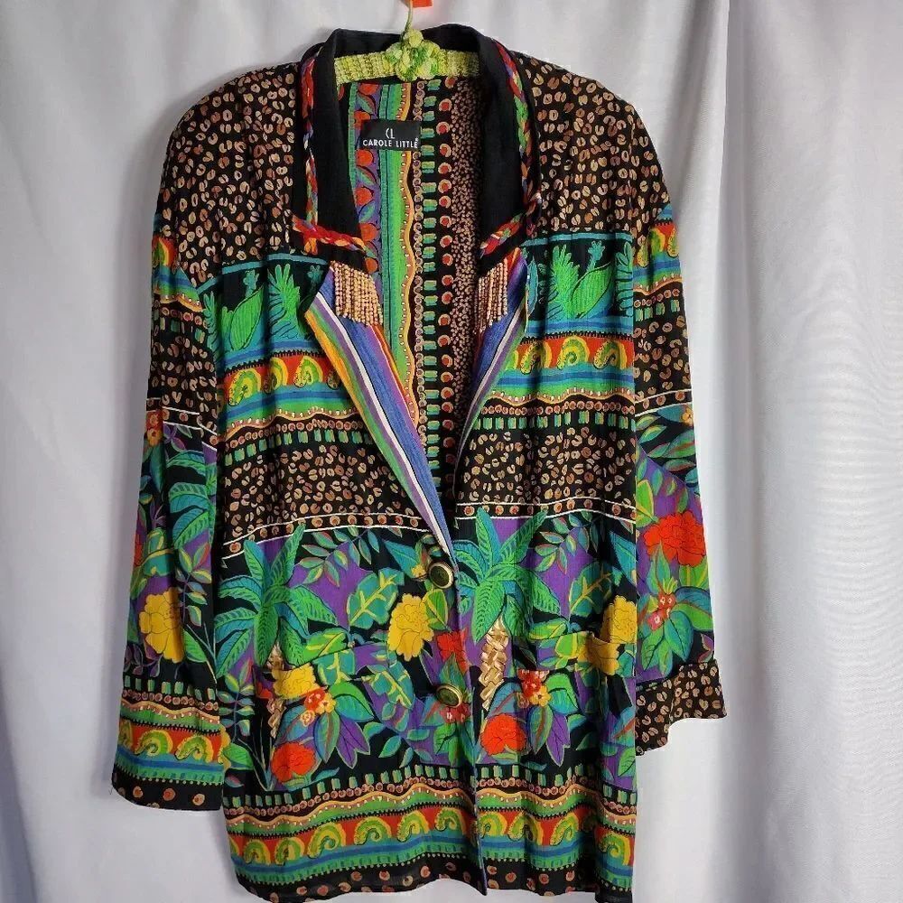 Vintage Carole Little blazer 